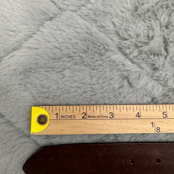 Vintage 90s Leather Statement Belt Western Festival Rodeo Silver Buckle Brown - Picture 10 of 13